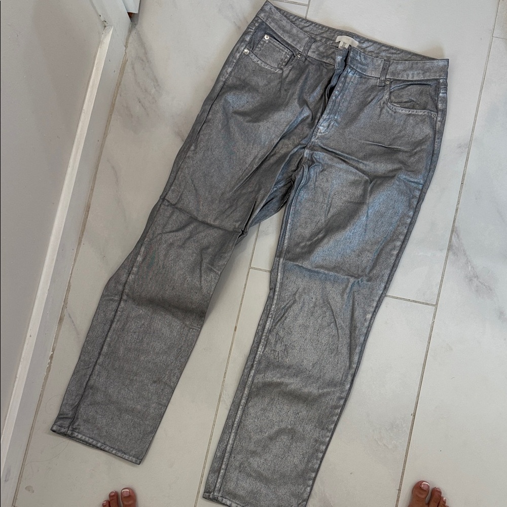 H&M Silver Women Jeans